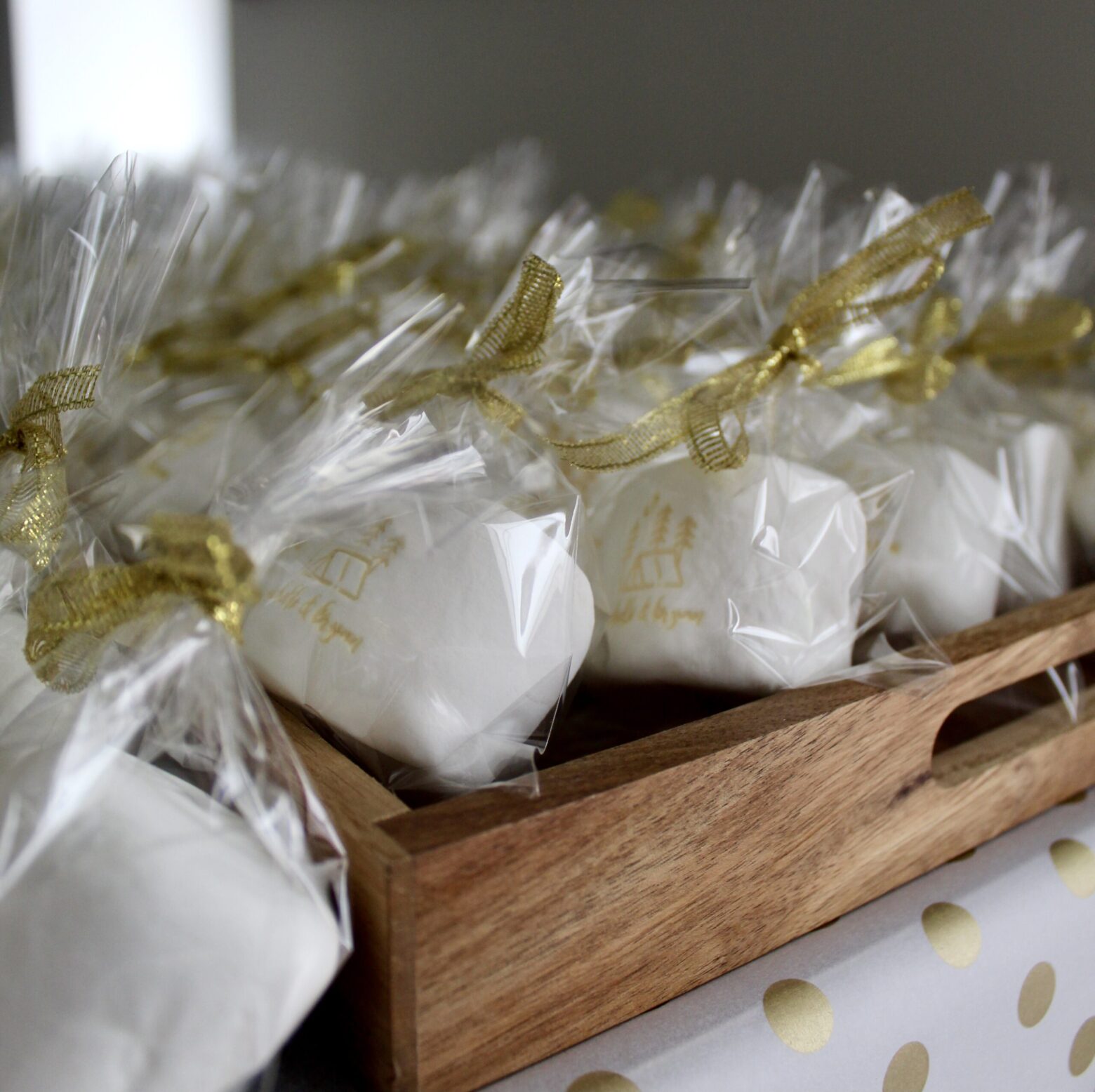 Individually Wrapped Custom Engraved Jumbo Marshmallows