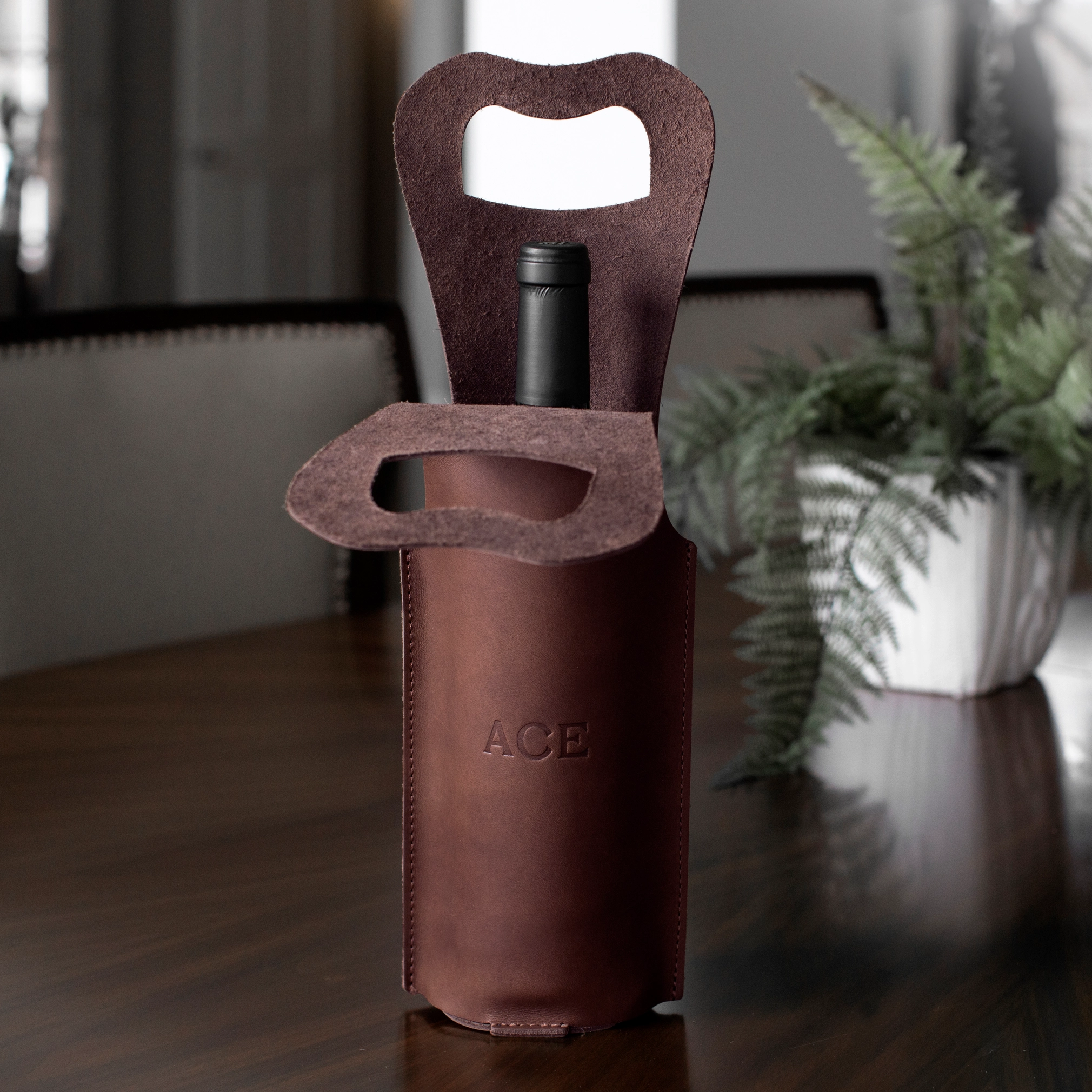 Personalized Wine Carrier with Customization Available