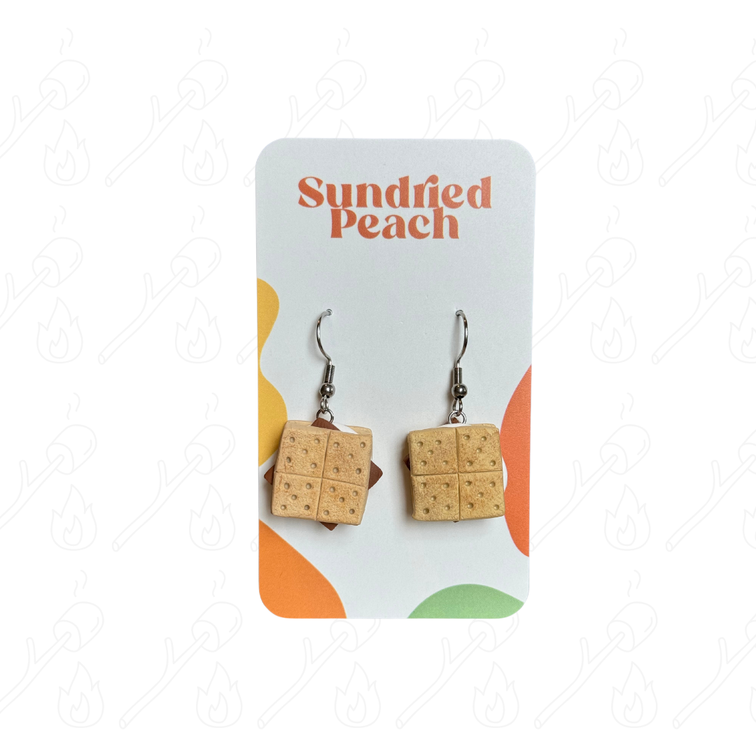 S'mores Earrings by Sundried Peach